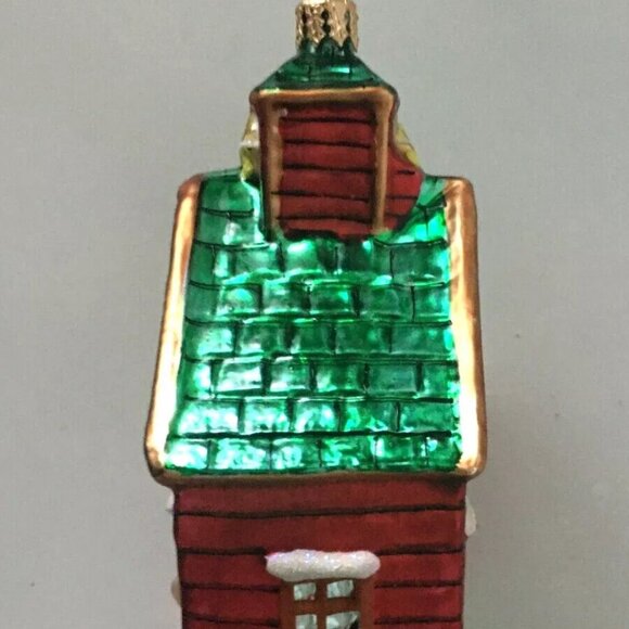 NEW Authentic Christopher Radko AL Assistance League School HOUSE Glass Ornament - Picture 6 of 12